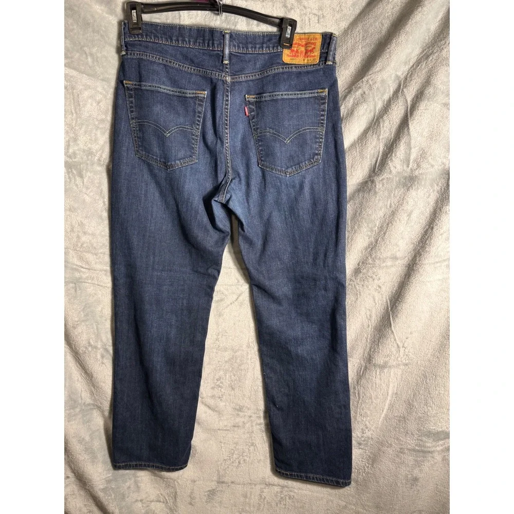 Levi Strauss Co 541 Athletic Fit Dark‎ Wash Denim Jeans Mens W36 L32